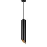 Pendul Nova Luce Pero, negru satinat, 1x10 W, cod 9184376