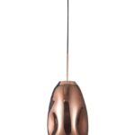 Pendul Nova Luce Lava, cupru lucios, 1x12 W, cod 9190391