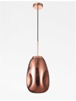 Pendul Nova Luce Lava, cupru lucios, 1x12 W, cod 9190391 - imagine 8