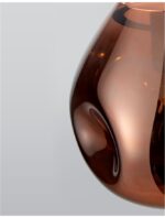 Pendul Nova Luce Lava, cupru lucios, 1x12 W, cod 9190401 - imagine 5