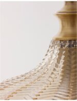 Pendul Nova Luce Loni, finisaj negru mat/sticla champagne, 1x12 W, cod 9191241 - imagine 6