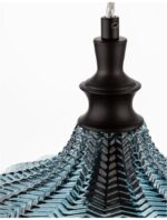 Pendul Nova Luce Loni, finisaj negru mat/sticla blue, 1x12 W, cod 9191243 - imagine 6