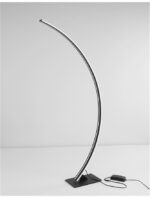Lampadar negru Nova Luce Breton, led 40 W, cod 9348092 - imagine 10