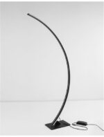 Lampadar negru Nova Luce Breton, led 40 W, cod 9348092 - imagine 9