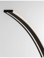 Lampadar negru Nova Luce Breton, led 40 W, cod 9348092 - imagine 7
