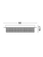 Plafoniera Nova Luce Zeffari, crom/cristal k9, LED 40 W, cod 9361084 - imagine 4