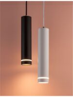 Pendul Nova Luce Esca, alb satinat, 1x10 W, cod 9387004 - imagine 7