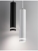 Pendul Nova Luce Esca, alb satinat, 1x10 W, cod 9387004 - imagine 6