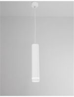 Pendul Nova Luce Esca, alb satinat, 1x10 W, cod 9387004 - imagine 12