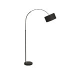 Lampadar negru Nova Luce Sama, 1x12 W, cod 9401652