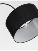 Lampadar negru Nova Luce Sama, 1x12 W, cod 9401652 - imagine 5