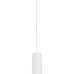 Pendul Nova Luce Aila, alb satinat, 1x10 W, cod 9419421