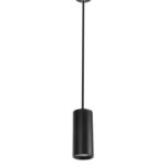 Pendul Nova Luce Aila, negru satinat, 1x10 W, cod 9419422
