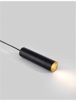 Pendul Nova Luce Aila, negru satinat, 1x10 W, cod 9419422 - imagine 2