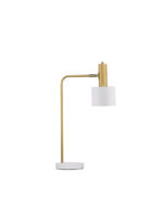 Lampa de masa alba Nova Luce Paz, 1x12 W, cod 9426651