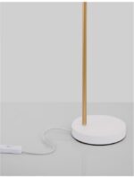 Lampa de masa alba Nova Luce Paz, 1x12 W, cod 9426651 - imagine 5