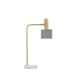 Lampa de masa verde mint Nova Luce Paz, 1x12 W, cod 9426652