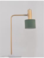 Lampa de masa verde mint Nova Luce Paz, 1x12 W, cod 9426652 - imagine 8