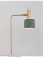 Lampa de masa verde mint Nova Luce Paz, 1x12 W, cod 9426652 - imagine 7