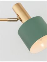 Lampa de masa verde mint Nova Luce Paz, 1x12 W, cod 9426652 - imagine 5