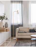 Lampadar alb Nova Luce Paz, 1x40 W, cod 9426653 - imagine 7