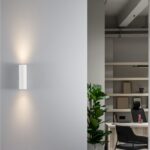 Aplica Nova Luce Nosa, LED  2 x 10W, alb satinat, cod 9450881