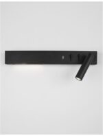 Aplica Nova Luce Vida, negru satinat, cod 9533521 - imagine 7