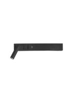 Aplica Nova Luce Vida, negru satinat, cod 9533522
