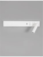 Aplica Nova Luce Vida, alb satinat, cod 9533523 - imagine 7
