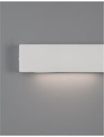 Aplica Nova Luce Vida, alb satinat, cod 9533523 - imagine 5