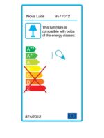 Aplica Nova Luce Zero, beton gri/sticla opal, 1x5 W, cod 9577012 - imagine 3