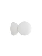Aplica Nova Luce Zero, ghips alb/sticla opal, 1x5 W, cod 9577013