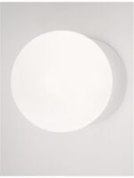 Aplica Nova Luce Zero, ghips alb/sticla opal, 1x5 W, cod 9577013 - imagine 5