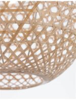 Pendul Nova Luce Melody, 1x12W, ratan natur, cod 9581501 - imagine 9