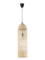 Pendul Nova Luce Mia, 1x12W, ratan natur, cod 9585081