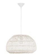 Pendul Nova Luce Melody, 1x12W, ratan alb, cod 9586431 - imagine 13