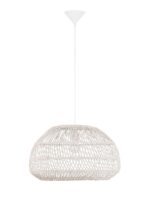Pendul Nova Luce Melody, 1x12W, ratan alb, cod 9586431 - imagine 12