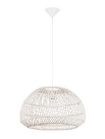 Pendul Nova Luce Melody, 1x12W, ratan alb, cod 9586431 - imagine 10