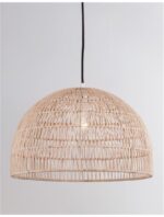 Pendul Nova Luce Melody, 1x12W, ratan natur, cod 9586446 - imagine 10