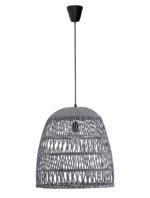 Pendul Nova Luce Destin, 1x12W, ratan gri, cod 9586671 - imagine 12