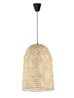 Pendul Nova Luce Aurora, 1x12W, bambus, cod 9586681