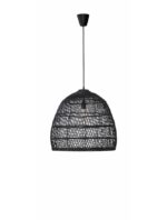 Pendul Nova Luce Destin, 1x12W, ratan negru, cod 9586691
