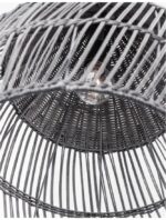 Pendul Nova Luce Destin, 1x12W, ratan gri, cod 9586702 - imagine 13