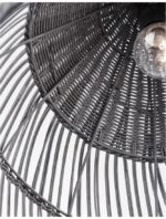 Pendul Nova Luce Destin, 1x12W, ratan gri, cod 9586702 - imagine 12