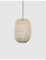 Pendul Nova Luce Melody, 1x12W, ratan natur, cod 9586766 - imagine 12