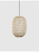 Pendul Nova Luce Melody, 1x12W, ratan natur, cod 9586766 - imagine 11