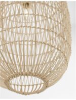 Pendul Nova Luce Melody, 1x12W, ratan natur, cod 9586766 - imagine 9