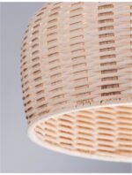 Pendul Nova Luce Mia, 1x12W, ratan natur, cod 9594341 - imagine 11
