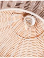 Pendul Nova Luce Mia, 1x12W, ratan natur, cod 9594341 - imagine 9