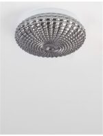 Plafoniera Nova Luce Clam, sticla fume, 2x12 W, cod 9738254 - imagine 7
